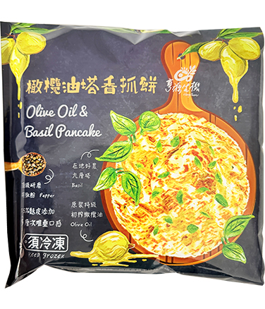 橄欖油塔香抓餅(冷凍品)